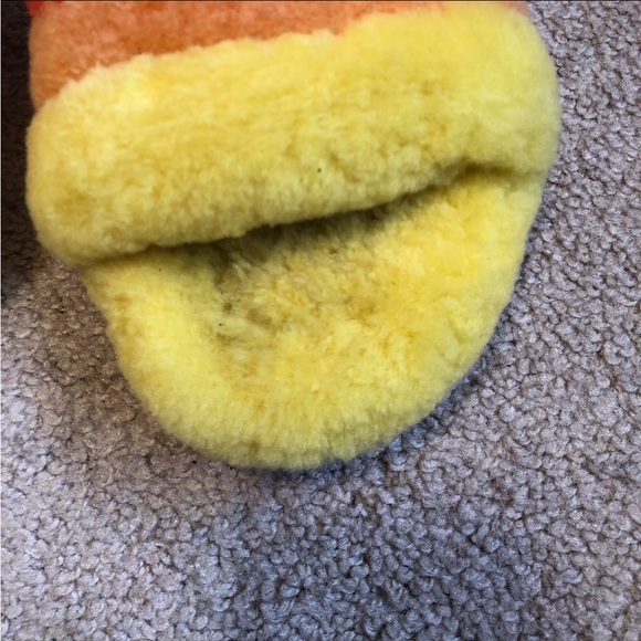 UGG fluff yeah slides slippers multicolor rainbow - Picture 3 of 8